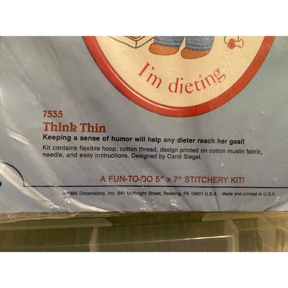 Stitchabears think thin embroidery kit - Picture 2 of 3